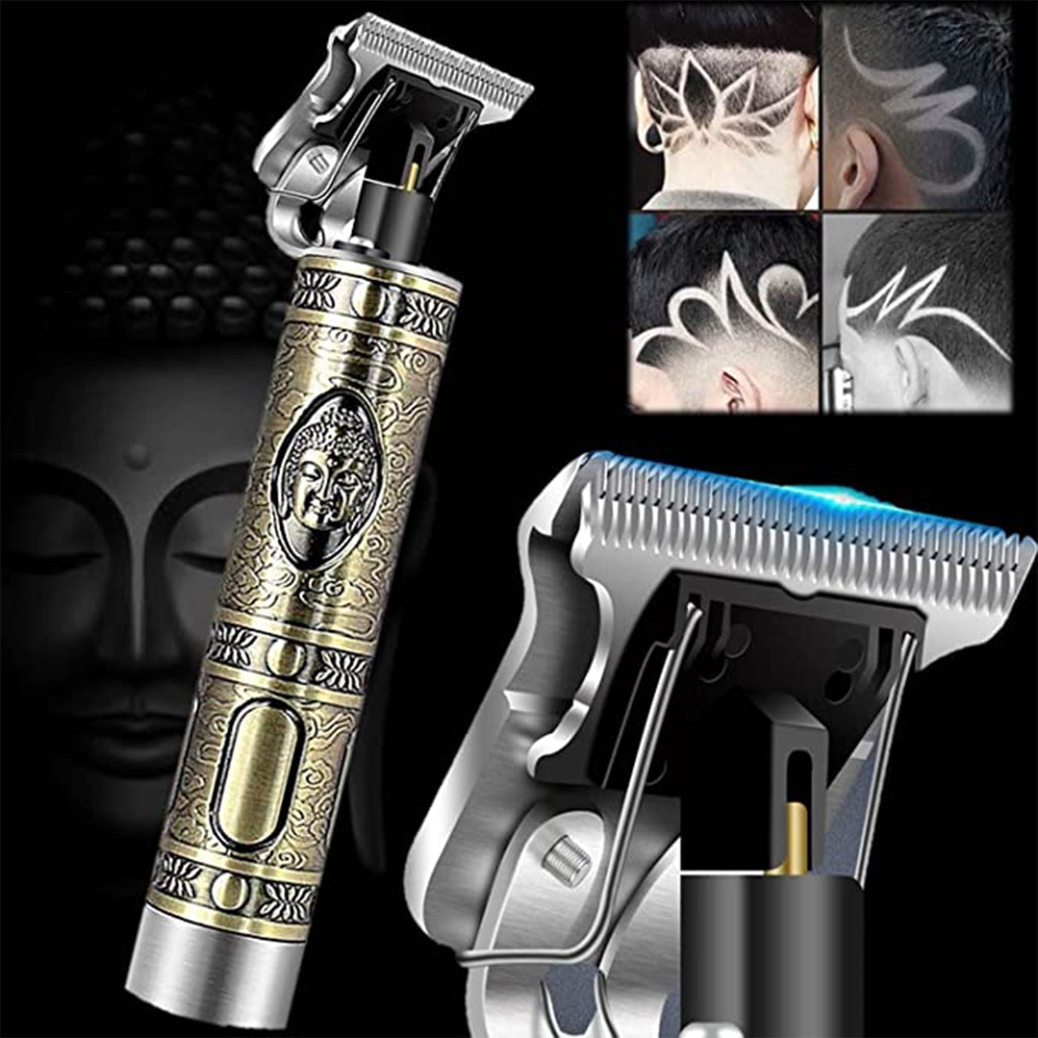 Professional hair trimmer with adjustable blades Professional hair trimmer with adjustable blades